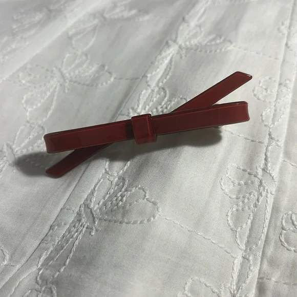 Hairclip red 🌸 Korean Hairpin Headdress Clip Side Girl's Bow - Picture 3 of 6